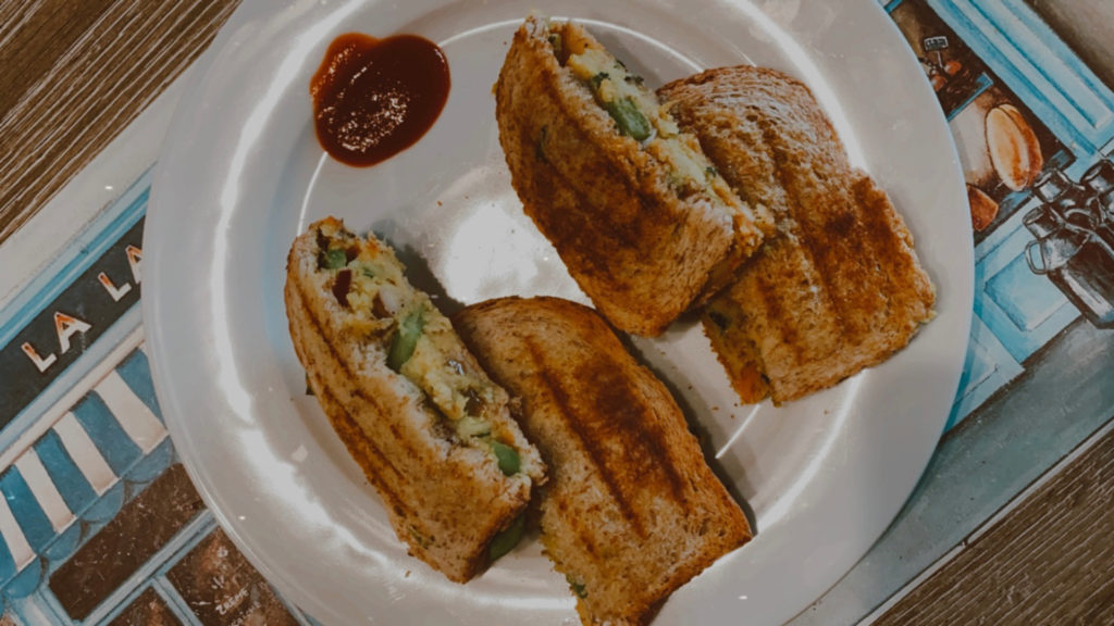 Masala Toast Sandwich 