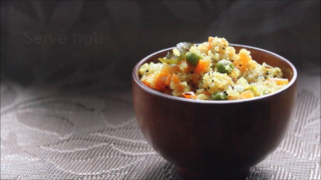 quinoa upma,quinoa,healthy breakfast,breakfast,healthy recipes, belgium,france,indian recipes,india