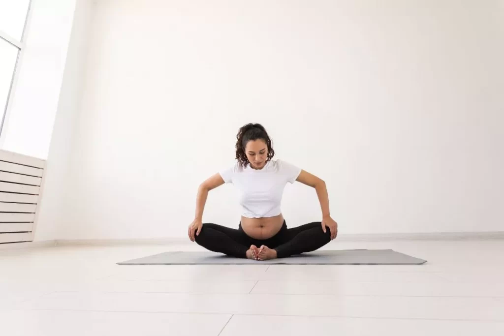 Butterfly Pose to Induce Labor Naturally